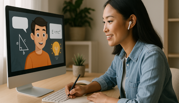Group of content creators brainstorming social video ideas on laptops